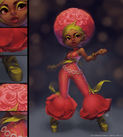 cottonbun:  Unfinished concept design for CoCo’s Rose Princess contest. Even though the piece didn’t enter I think I’ve learned quite a bit from working on it so I’m happy with that :) 