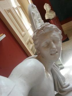asylum-art:  This Guy Set Up His Camera To Make it Look Like Statues TakingÂ Selfies On a recent trip to the Crawford Art Gallery in Cork, Ireland, reddit user Jazsus_ur_lookin_well came up with a fun photo series by setting up his camera to make it look