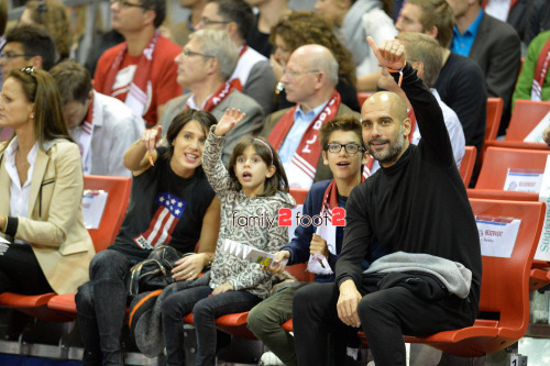 Foto de Josep Guardiola  & su  Hija  Valentina Guardiola