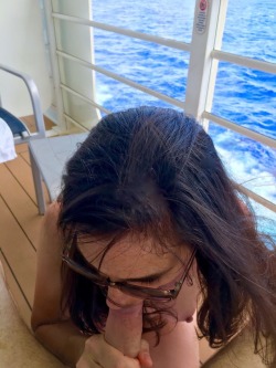 &ldquo;A Verandah BJ Fantasy, on the Fantasy!&rdquo; A fantastic anonymous submission to Cruise Ship Nudity!!!! We would love to see more of her!!! Thank you so much!  Cruise Ship Nudity!!!  Share your nude cruise adventures with us!!!  Submit here, or