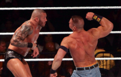 rwfan11:  ….how cute is that first pic!? Orton is like &ldquo;No, please don’t hit me with that fake punch!&rdquo;