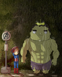 kimisbaked:mypandemonium: Variations on My Neighbor Totoro. All credits can be found here. Additional variations (including Naruto, Dexter’s Laboratory, Star Wars, and more) can also be found here.   This makes me sooooooooo happy