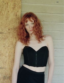 Karen Elson Photography by Marlene Marino Published in Dazed &amp; Confused, August 2010