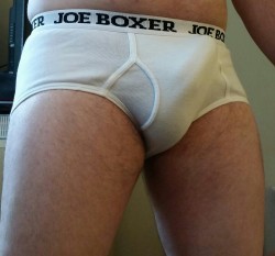briefsboy88:  Rockinâ€™ some Joe Boxer tighty whities!   Very nice