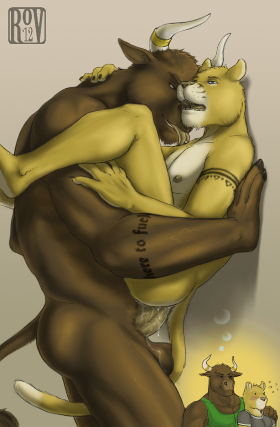 Furry gay lions