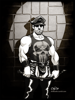   Frank Castle and The Punisher © MARVEL Comics.Original Artwork  