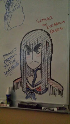 satsukitomoe:  awesome-applejuice-strider:  satsukitomoe:  acidocasualidad:  satsukitomoe:  doodled a satsuki in the computer lab  Stronge eyebrows in the universe? EXCUSE ME    yeah excuse u  ill take your eyebrows and raise you four…   make those