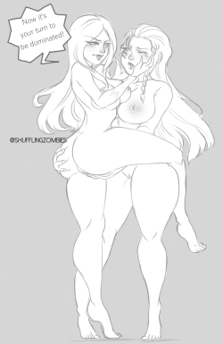Hel &amp; Skadi / Sketch comission❥ Do you like my work? Support me at patreon, helps a lot !https://www.patreon.com/lawzilla❥ Comission prices! http://lawzilla.deviantart.com/journal/Comission-info-630522845   