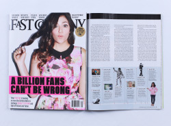 rosannapansino:  So excited to see Bethany Mota on a magazine cover! When I see a YouTuber shine, it feels like a win for all internet content creators. A big thank you Fast Company Magazine for featuring me as well in this article. Go Nerdy Nummies!