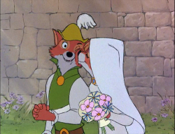tears4dragons:  Day #14: Your favorite kiss When Maid Marian kissed Robin Hood. And of course, the classic Lady and the Tramp kiss.