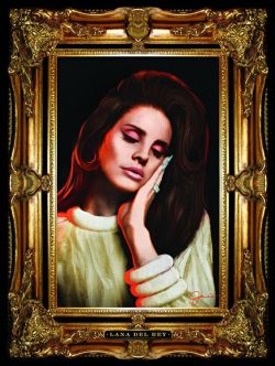 decapitated-unicorn:Lana Del Rey 2015 ‘Endless Summer’ black velvet tour poster