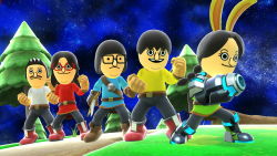 thebeastandthefamine:  durgdoodles:  beapeabear:  Brought my Bob’s Burgers miis into Smash Bros for Wii U! Alriiiight!  It’s impossible how perfect these are.    But that final piece of commentary 