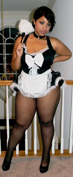 Chubby maid