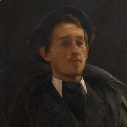 Jules Van Biesbroeck - Autoportrait, Gand 1891