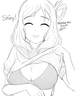 Late last night’s Kinktober picture! Mari Ohara from Love Live Sunshine being cheeky. I hope you guys like it, humans are still quite a challenge for me and I spent way too much time on this!I’m having a lot of fun taking the kinky prompts and turning