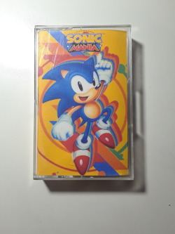 dolbyvnr:So I recorded the Sonic Mania soundtrack onto this tape here and created my own j-card insert and labels for the tape itself. A good use of 3 hours I would say