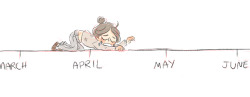 bbxvee:  crawling my way to the end of this semester 