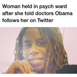 dejesustymestwo:thahalfrican:fabulazerstokill:revolutionary-mindset:Kam Brock says she is definitely not crazy, but eight days in the Harlem Hospital psych ward being treated for delusions and bipolar disorder make it look otherwise.According to the New