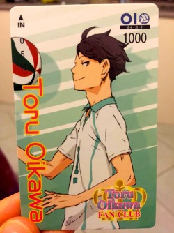 ebe-bee:  Okay, so Oikawa literally has his own official &amp; organised fan club. As a member you get an Oi-Card (omfg), and it says you can use it at Shimada Mart, Sakanoshita Shoten and various other stores with benefits. I just can’t believe this