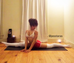 jesstaras:  Stretching before bed quiets the mind and prepares the body for sleep.