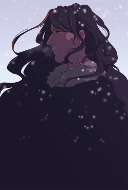 masasei:  mink standing in the snow looking cool yea