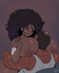 jack-aka-randomboobguy:  A younger Clara and her husband. He’s taken few bumps and bruises to stay with her. Still working on his full pic and bio 