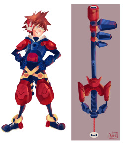 nami-illu:&ldquo;Sora, you need some Upgrades!&rdquo;Square Enix please give us a San Fran Sokyo World in KH3! QHQThese were just for fun. There are lots of Frozen world going around and I didn´t know where I saw those great fan-designs from Arendelle.