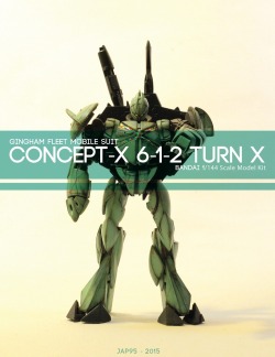 gunjap:  1/144 Concept-X 6-1-2 TURN X Improved Work by JAP95. Full Photoreview + WIP, Infohttp://www.gunjap.net/site/?p=244563