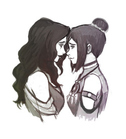 pandatails:  I just had to sketch out my Korrasami feels!!!  &lt;3 &lt;3 &lt;3