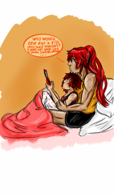 Milk and cereal tho based off of xekstrin&rsquo;s idea that Pyrrha and Ruby play Animal Crossing together and Pyrrha not really getting it