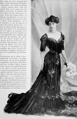 les-modes:  Ball gown by Redfern, Les Modes January 1903. Photo by Reutlinger.
