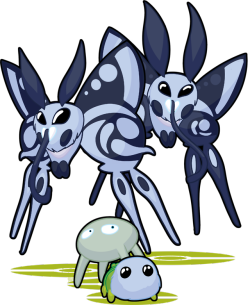 This was commissioned by someone on deviantART known as Blackwing2,  and he wanted me to draw his fakemon; Snugapilla, Blotcha, and the male and female versions of Snuggafly.