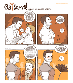 gaysomecomic:  17. Who’s in charge here?  Soooooo this is totally what I want in my life.