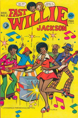 newmanology:  Fast Willie Jackson comic book, #2, 1976 