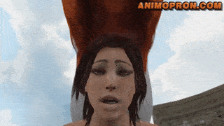 ponygfx: This is a photoset of gifs from Animopron’s latest video release “All-the-way-through”. Like all of his other videos, features Lara Croft, a large, very well-endowed stallion, lots of sex, and tons of sperm. All-the-way-through is one of