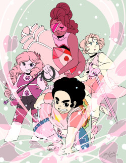 cyan-pink-rose:  Steven Universe: Steven Fusions! by Rice-Lily   O oO &lt;3