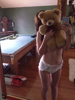 pppantsgt:  daddysspicyprincess:  Teddy and I have been such lazy loungers at daddyâ€™s house lately.  Real diaper girls are always the best. PPPants 