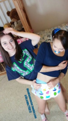 blankiemonster:  Hey guys! I’m sorry I haven’t posted in a while but I’ve just been having too much fun playing diapers with @babymiabear. Watch for videos of us at c4s.com/76811 
