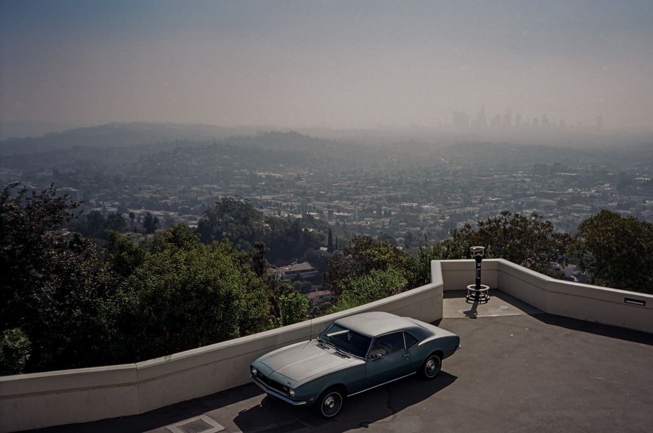 istillshootfilm:Film Photo By : Lexis-Olivier Ray LA Skyline, Los Angeles, CACanon Point n Shoot, Kodak Ektar 100 