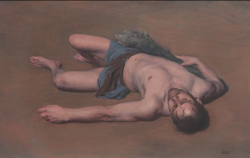 alanspazzaliartist:The figurative works of Paul Reid revive the world of ancient Greek mythology, yet render narratives through the artist’s contemporary, cinematic vantage point