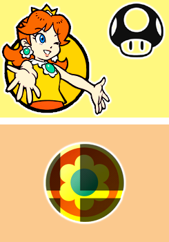 delaynez:“Sarasaland’s princess. Mario rescued Daisy from the nasty villain Tatanga. While often compared to Peach, Daisy is both stronger and more tomboyish than her blond counterpart.” - Mario Superstar Baseball BioVote for Daisy to appear as