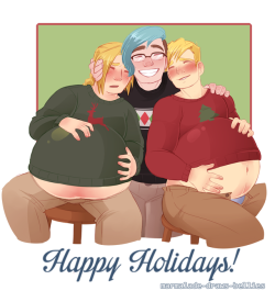 marmalade-draws-bellies:  The Elric’s favorite part of the holidays are the feasts. I hope you all had a Merry/Happy/Blessed Christmas, Kwanzaa, Yule/Winter Solstice, Hanukkah, Festivus, Las Posadas, Boxing Day, Three King’s Day, and anything else