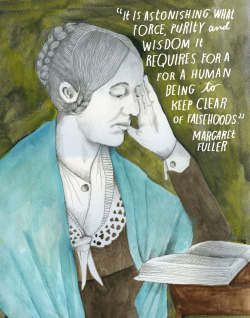 thereconstructionists:  Journalist, critic, and women’s rights pioneer Margaret Fuller (May 23, 1810—July 19, 1850) is celebrated not only as the first full-time female book reviewer in America, but also as the author of the very first work of feminist