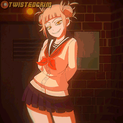 thetwistedgrim:  Himiko Toga Background+ColorScript by MizuWolfThanks everyone who watched the full process on twitch!TWITCHTWITTERPATREON