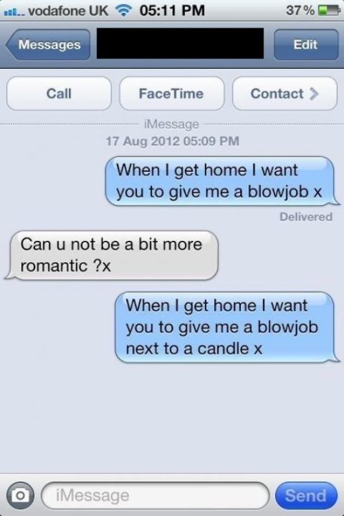 Funny text messages from boyfriends