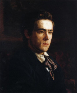 Thomas Eakins (1844-1916) Philadelphia, PA.Portrait of Samuel Murray