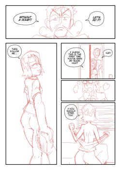 Not sure how well the format change will be received, but I’m gonna start doing Bibliophilia in standard comic format. Here’s the sketch of the next page. I’m more familiar with it and I think it looks and flows better. Of course, I’ll listen