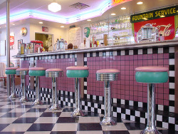 fuckyeahvintage-retro:  Soda Fountain   Where is this place?
