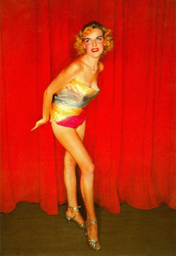 Ellye Monroe   From the ‘Burlesque Historical Company’ series of postcards..  