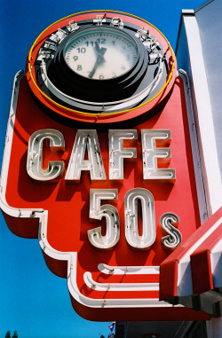 americanapparel:  Cafe 50s, 11623 Santa Monica Blvd. Los Angeles 2014.   🚀